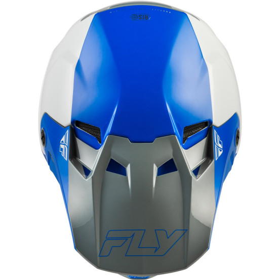 Casque moto Fly Racing 2026 Formula CC Glide - Bleu Gris