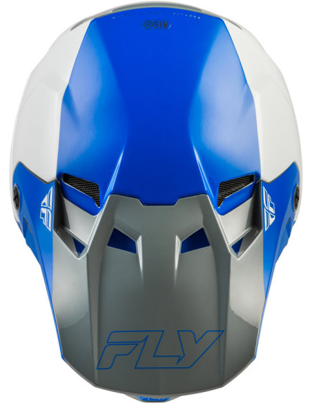Casque moto Fly Racing 2026 Formula CC Glide - Bleu Gris