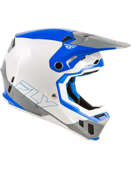 Casque moto Fly Racing 2026 Formula CC Glide - Bleu Gris