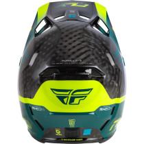 Casque Cross Fly Racing 2026 Formula Byte - Noir Carbon - Vert 2