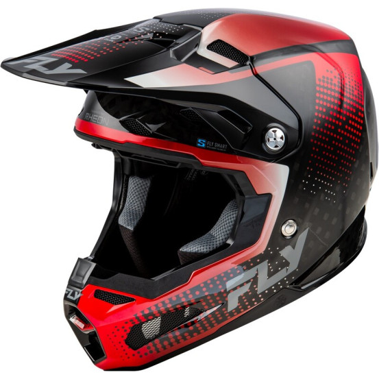 Casque cross Fly Racing 2026 Formula Carbon - Noir Carbon - Rouge