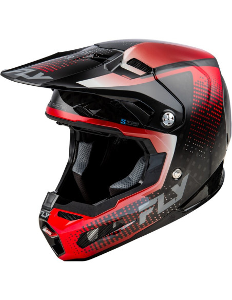 Casque cross Fly Racing 2026 Formula Carbon - Noir Carbon - Rouge