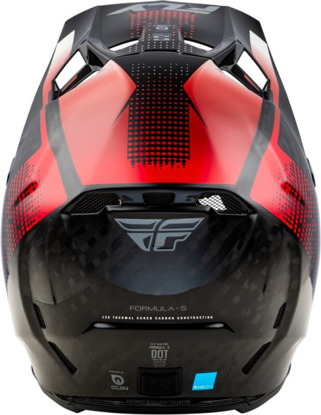 Casque cross Fly Racing 2026 Formula Carbon - Noir Carbon - Rouge