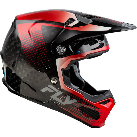 Casque cross Fly Racing 2026 Formula Carbon - Noir Carbon - Rouge