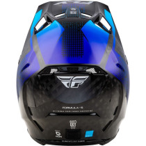 Casque cross Fly Racing 2026 Formula Carbon - Noir Carbon - Bleu 2