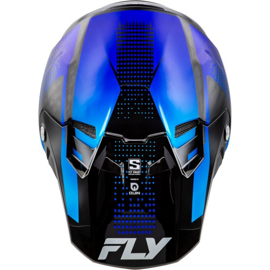 Casque cross Fly Racing 2026 Formula Carbon - Noir Carbon - Bleu