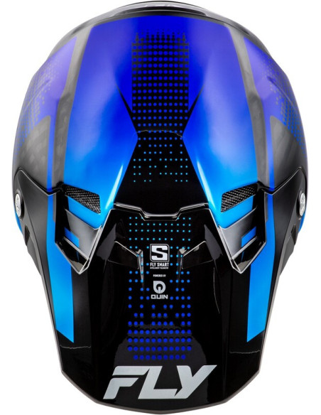 Casque cross Fly Racing 2026 Formula Carbon - Noir Carbon - Bleu