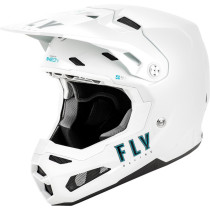 Casque cross Fly Racing 2026 Formula Carbon - Solid - Blanc