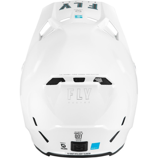 Casque cross Fly Racing 2026 Formula Carbon - Solid - Blanc