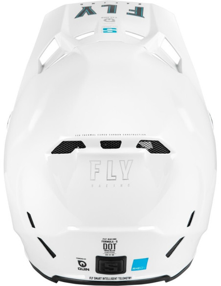 Casque cross Fly Racing 2026 Formula Carbon - Solid - Blanc