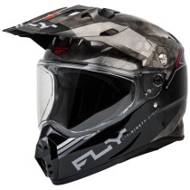Casque cross Fly Racing 2026 Trekker Kryptek Conceal - Noir Gris Blanc
