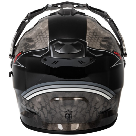Casque cross Fly Racing 2026 Trekker Kryptek Conceal - Noir Gris Blanc
