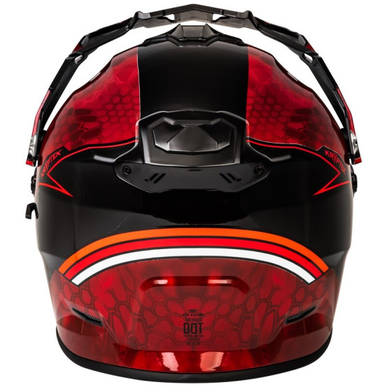 Casque cross Fly Racing 2026 Trekker Kryptek Conceal - Rouge Noir