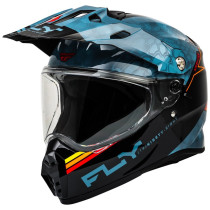 Casque cross Fly Racing 2026 Trekker Kryptek Conceal - Slate Noir Rouge