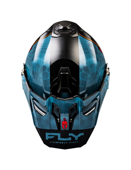 Casque cross Fly Racing 2026 Trekker Kryptek Conceal - Slate Noir Rouge