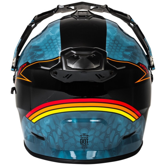 Casque cross Fly Racing 2026 Trekker Kryptek Conceal - Slate Noir Rouge