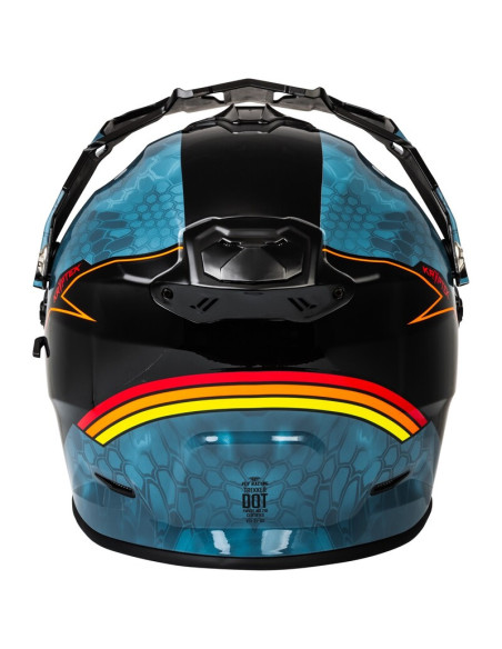 Casque cross Fly Racing 2026 Trekker Kryptek Conceal - Slate Noir Rouge