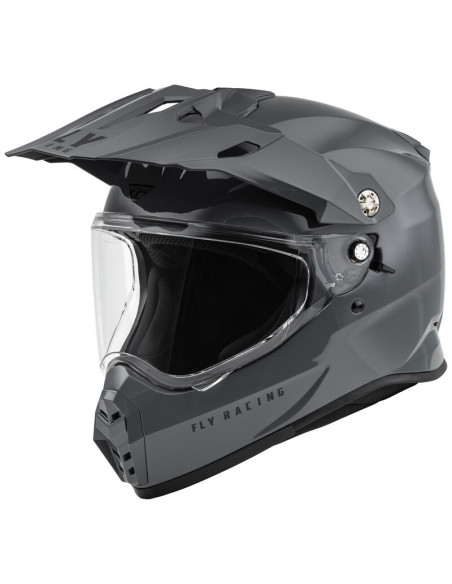 Casque cross Fly Racing 2026 Trekker Solid - Gris
