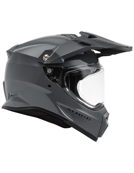 Casque cross Fly Racing 2026 Trekker Solid - Gris