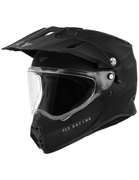 Casque cross Fly Racing 2026 Trekker Solid - Noir