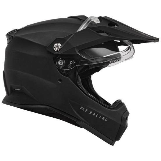 Casque cross Fly Racing 2026 Trekker Solid - Noir