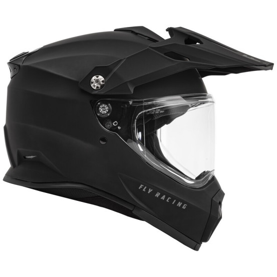 Casque cross Fly Racing 2026 Trekker Solid - Noir
