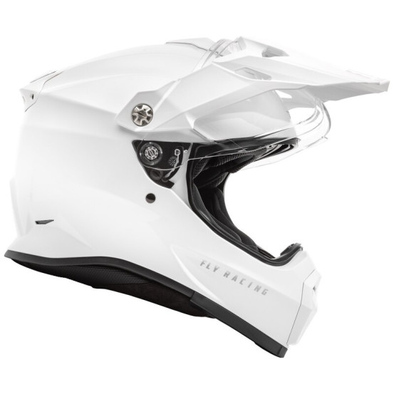 Casque cross Fly Racing 2026 Trekker Solid - Blanc