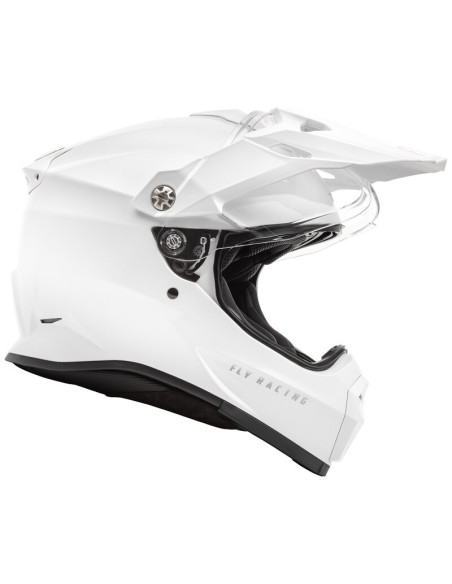Casque cross Fly Racing 2026 Trekker Solid - Blanc