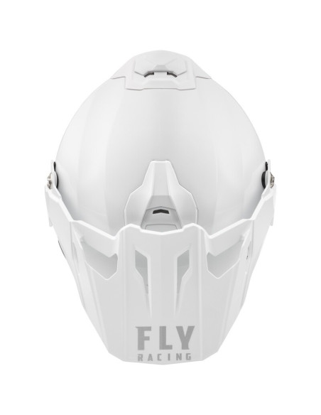 Casque cross Fly Racing 2026 Trekker Solid - Blanc