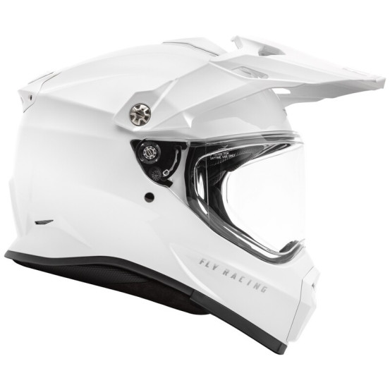 Casque cross Fly Racing 2026 Trekker Solid - Blanc