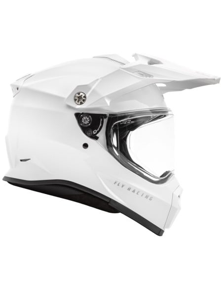 Casque cross Fly Racing 2026 Trekker Solid - Blanc