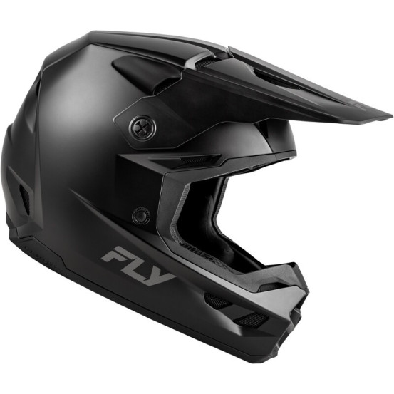 Casque cross Fly Racing 2026 Kinetic - Solid - Noir