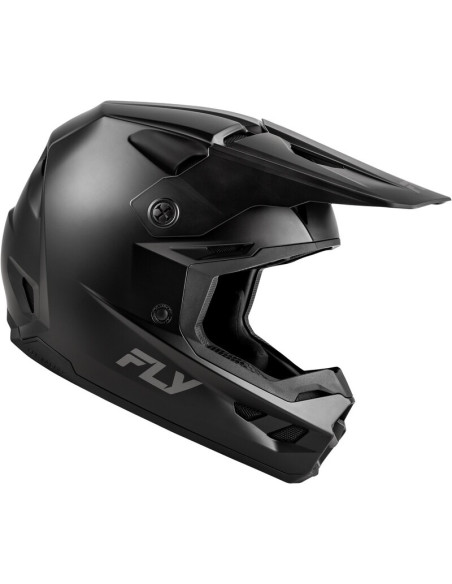 Casque cross Fly Racing 2026 Kinetic - Solid - Noir