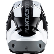 Casque cross Fly Racing 2026 Kinetic - Crest - Noir Blanc Gris 2