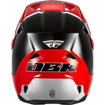 Casque cross Fly Racing 2026 Kinetic - DBK - Noir Rouge Gris 2