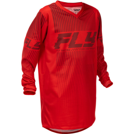 Maillot cross enfant Fly Racing 2026 F-16 - Rouge