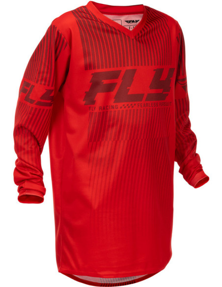 Maillot cross enfant Fly Racing 2026 F-16 - Rouge