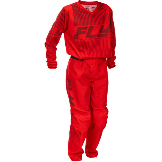 Maillot cross enfant Fly Racing 2026 F-16 - Rouge