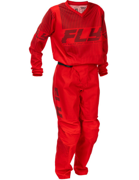Maillot cross enfant Fly Racing 2026 F-16 - Rouge