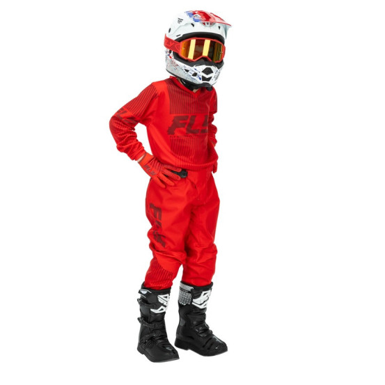 Maillot cross enfant Fly Racing 2026 F-16 - Rouge