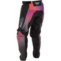 Pantalon cross enfant Fly Racing 2026 F-16 - Noir Rouge Violet 2