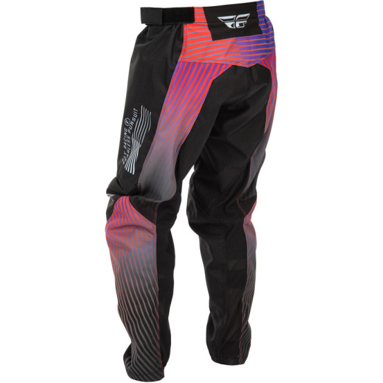 Pantalon cross enfant Fly Racing 2026 F-16 - Noir Rouge Violet
