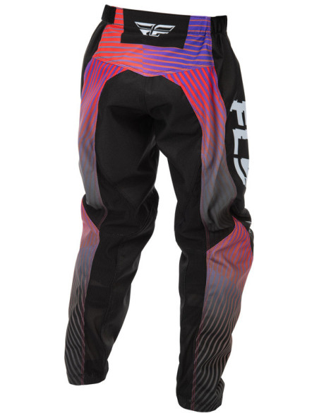 Pantalon cross enfant Fly Racing 2026 F-16 - Noir Rouge Violet