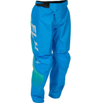 Pantalon cross enfant Fly Racing 2026 F-16 - Bleu Jaune Fluo