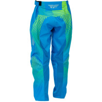 Pantalon cross enfant Fly Racing 2026 F-16 - Bleu Jaune Fluo 2