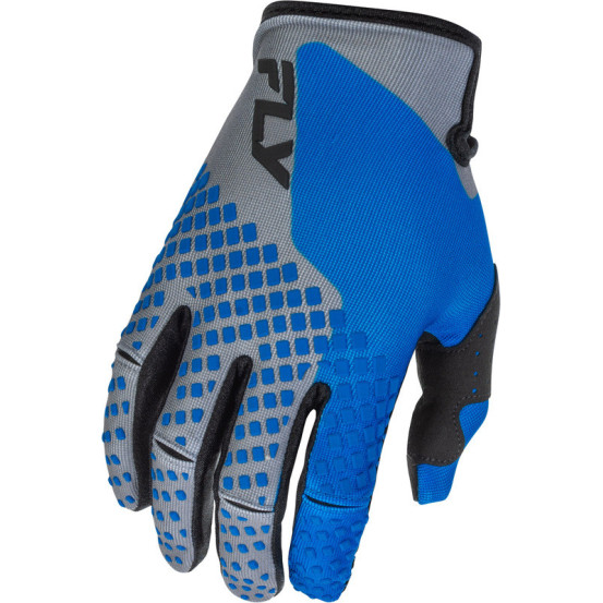 Gants cross enfant Fly Racing 2026 Kinetic - Bleu Gris Noir