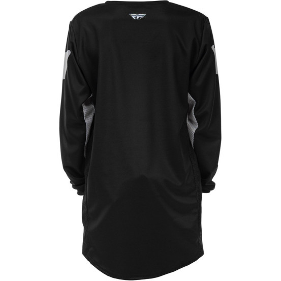 Maillot cross enfant Fly Racing 2026 Kinetic - Noir Gris