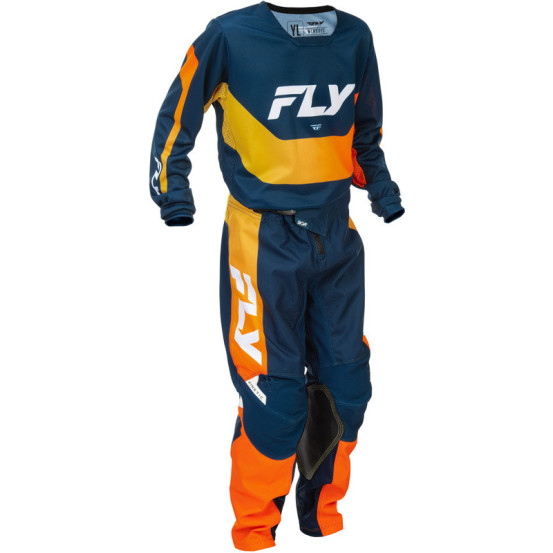 Maillot cross enfant Fly Racing 2026 Kinetic - Bleu Orange