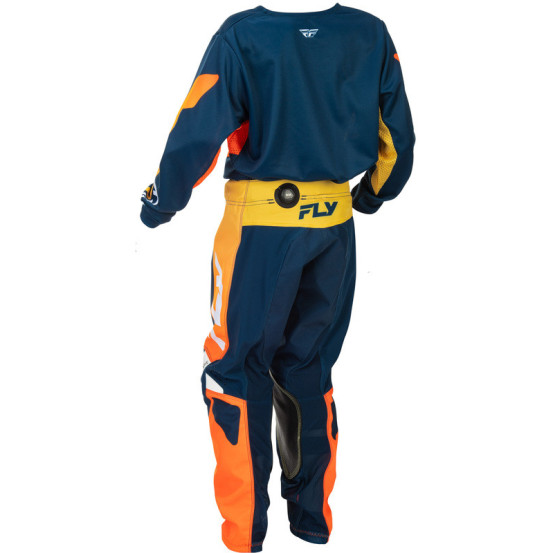 Maillot cross enfant Fly Racing 2026 Kinetic - Bleu Orange