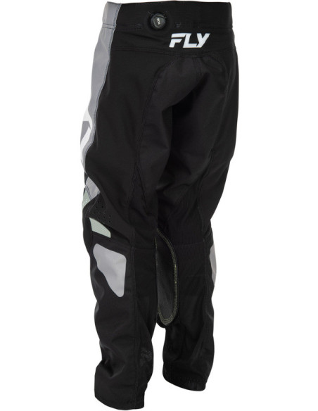 Pantalon cross enfant Fly Racing 2026 Kinetic - Noir Gris